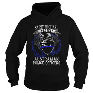 Saint Michael protect Australian police officers Hoodie