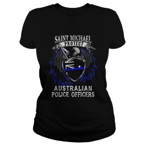 Saint Michael protect Australian police officers Ladies Tee