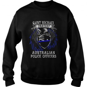 Saint Michael protect Australian police officers Sweatshirt
