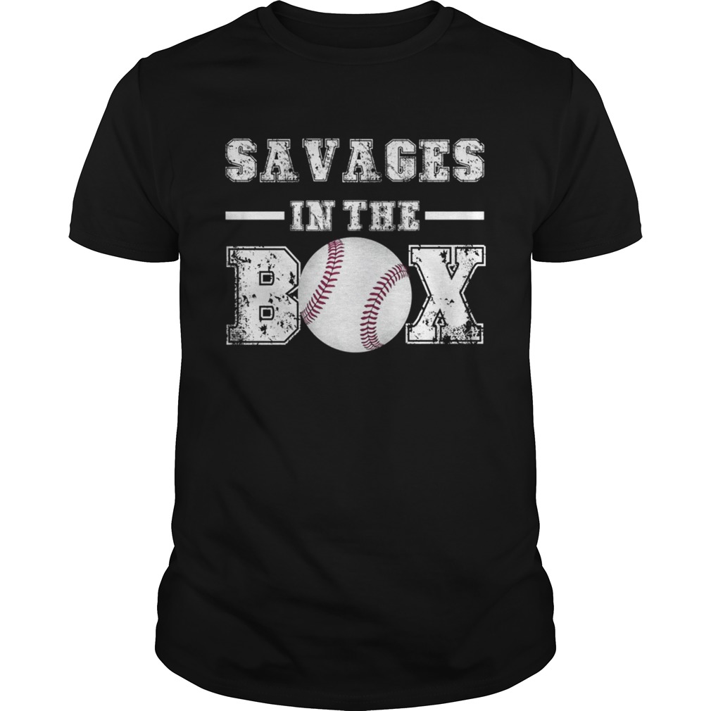 Savages In The Box Shirt Baseball Gift TShirt