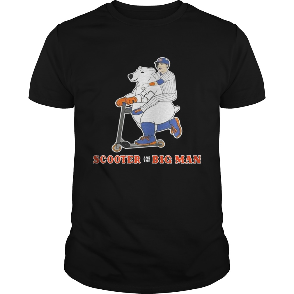 Scooter and The Big Man Michael Conforto and Pete Alonso New York Mets shirt