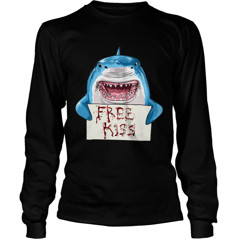 Shark Free Kiss TShirt LongSleeve