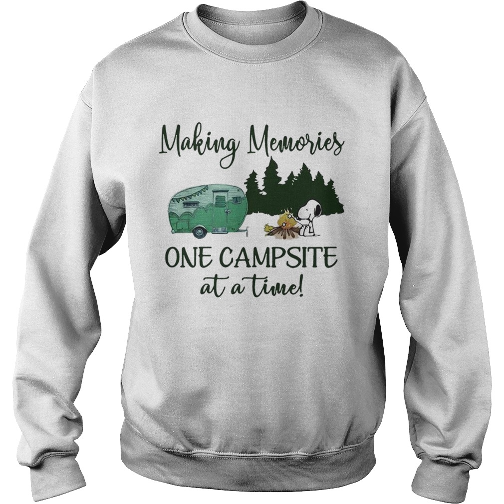 Snoopy and Woodstock making memories one campsite at a time Sweatshirt