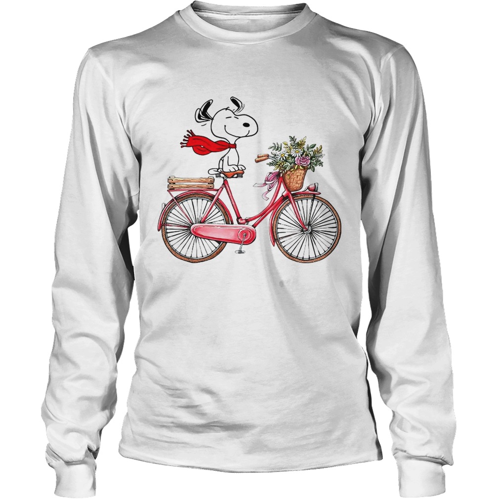 Snoopy riding bicycle LongSleeve