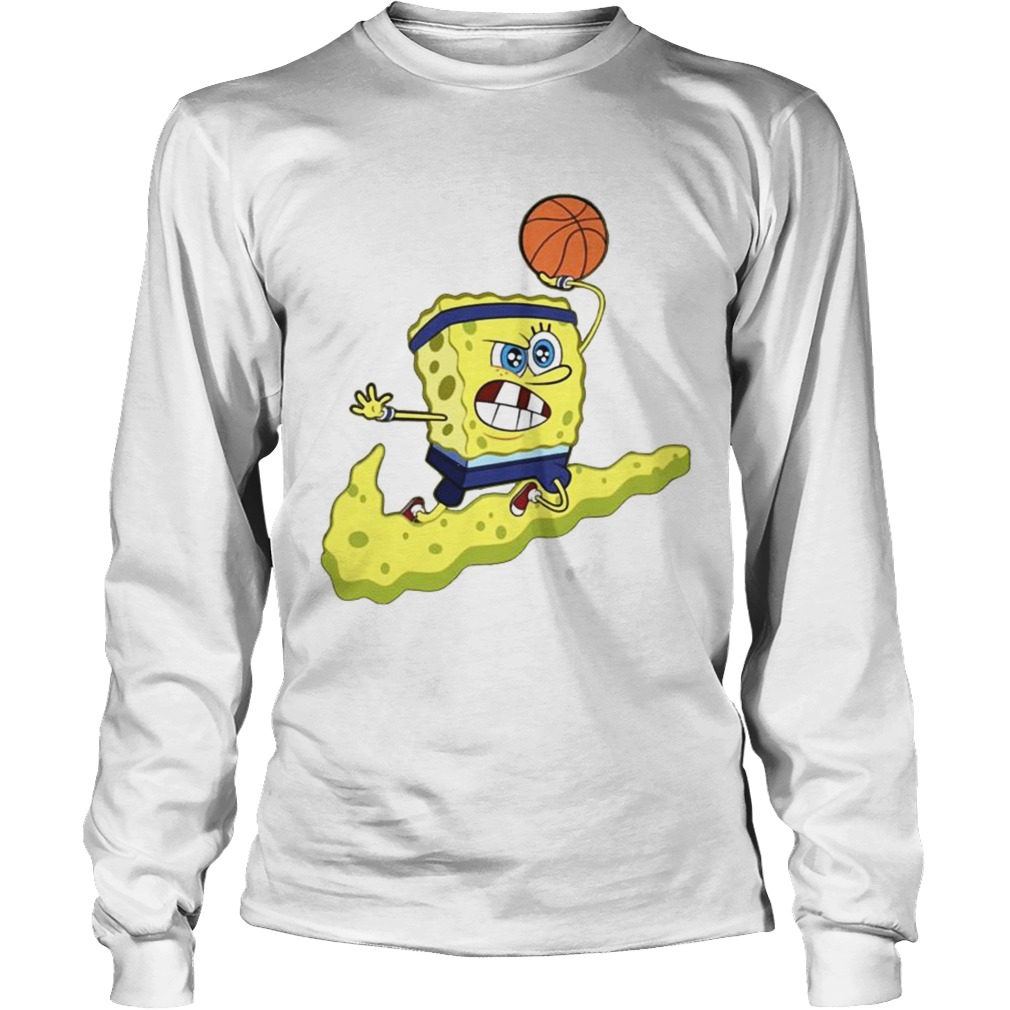 Spongebob Basketball Shirt LongSleeve