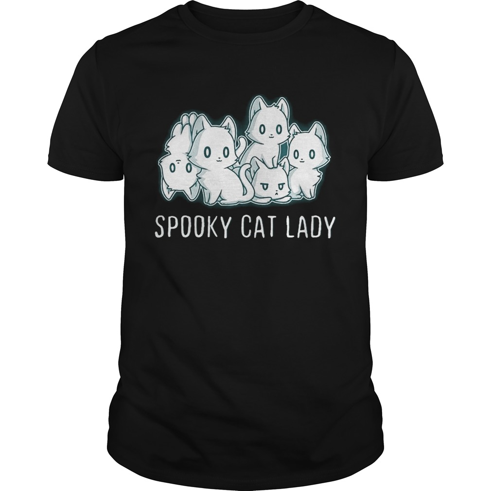 Spooky cat lady shirt