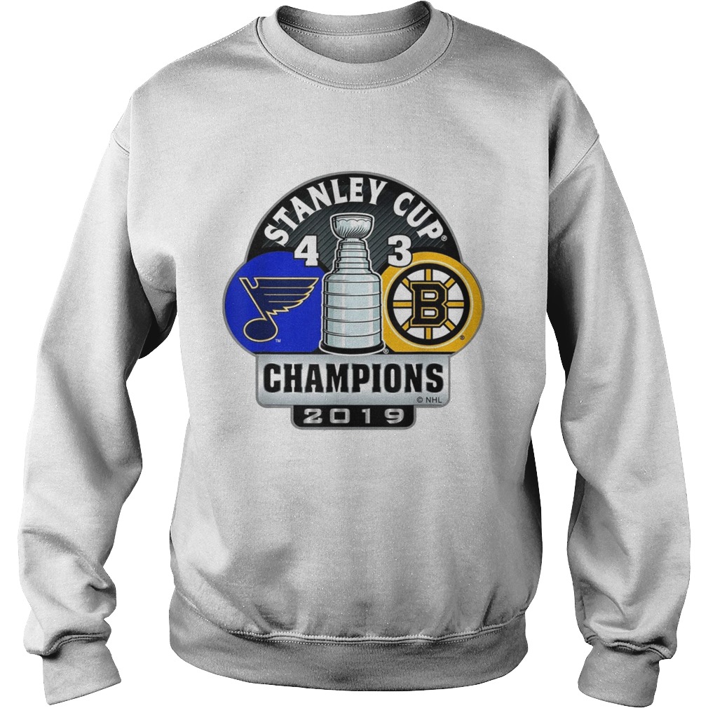 Stanley cup champions St louis blues 4 3 boston bruins Sweatshirt