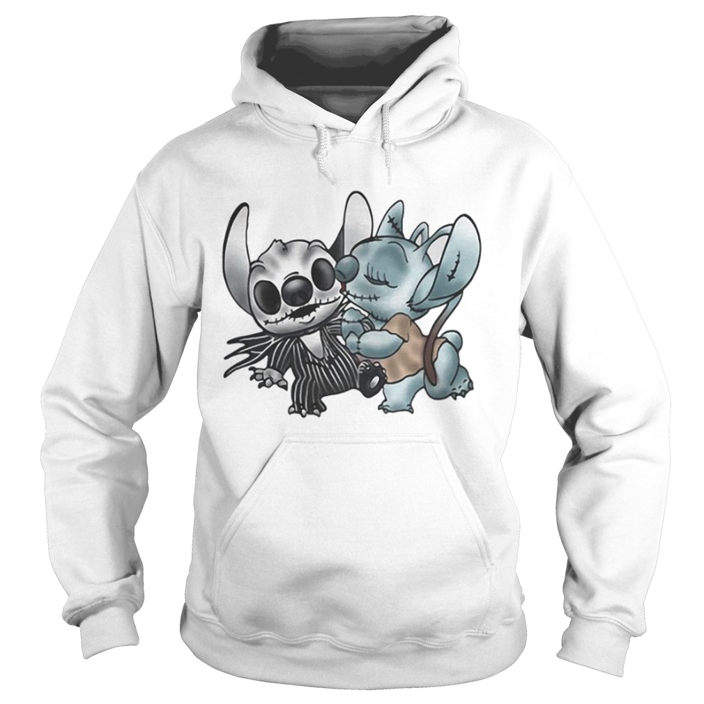 Stitch and Angel Nightmare Before Xmas Hoodie