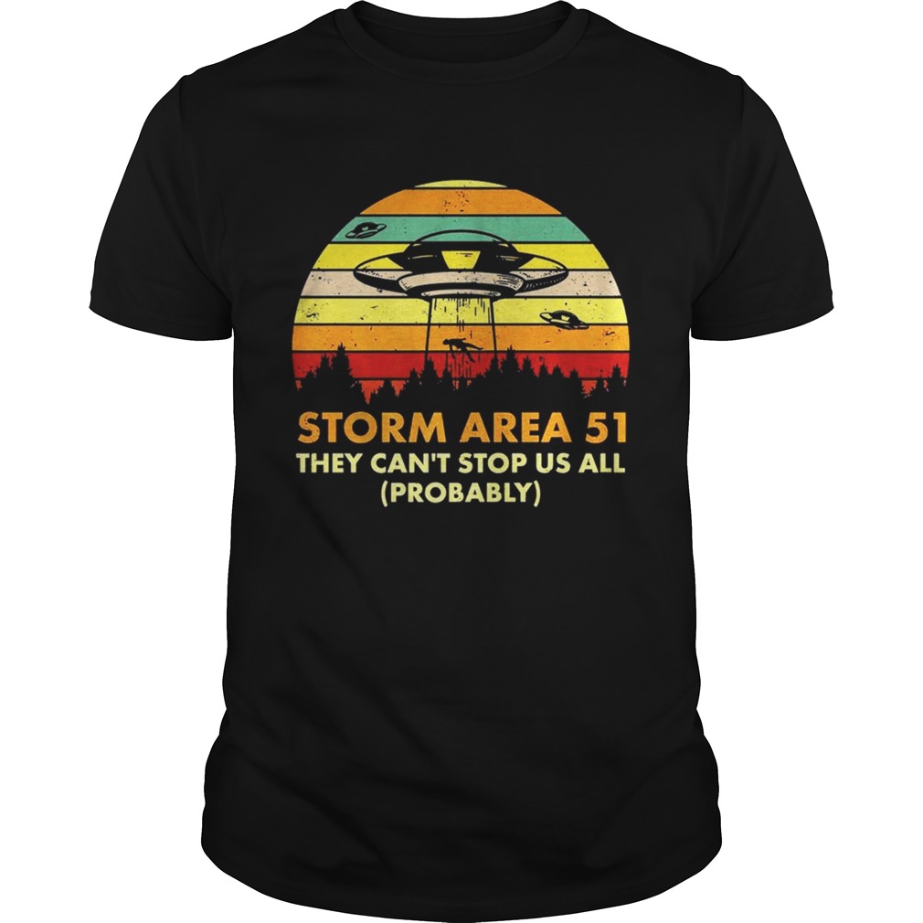 Storm Area 51 Designs for Extraterrestrial Ufo Raid Premium Area 51 Raid Tshirts