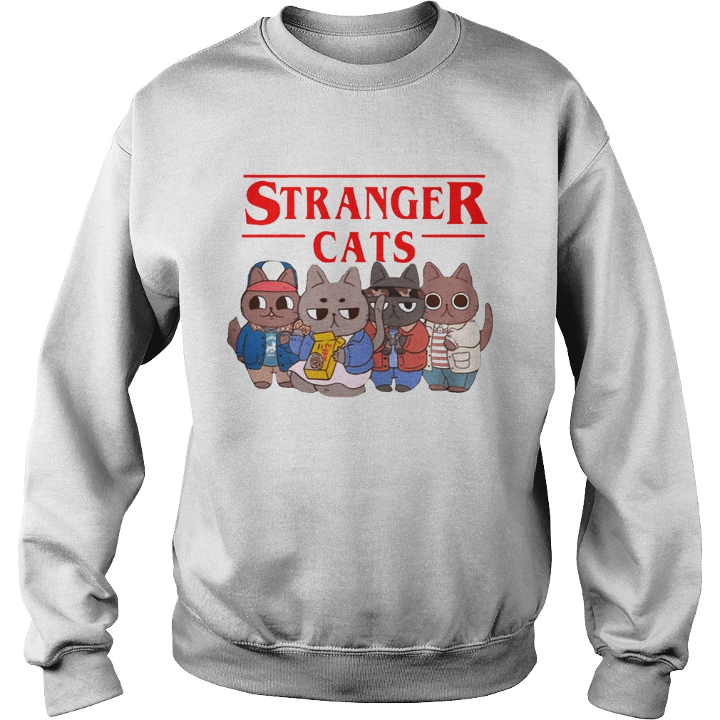 Stranger cats Stranger Thing Sweatshirt
