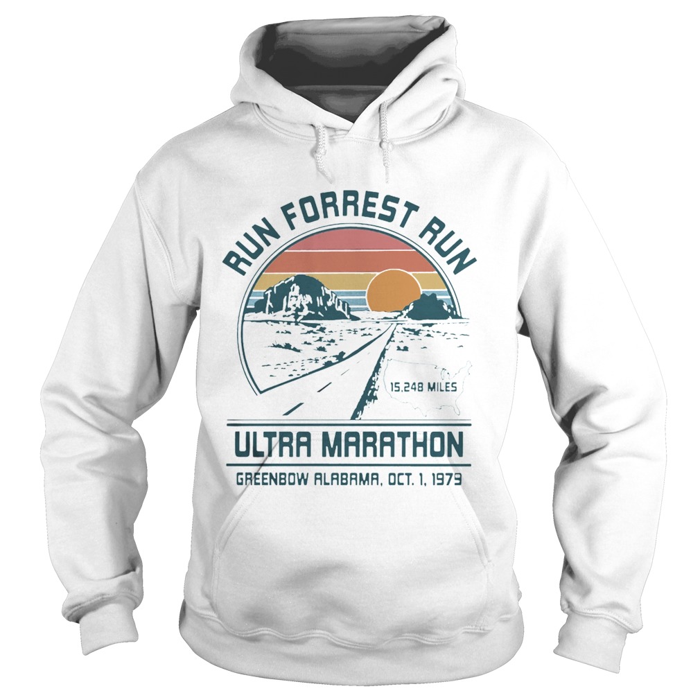 Sunset Run Forrest Run Ultra Marathon Shirt Hoodie