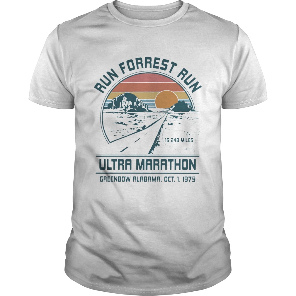 Sunset Run Forrest Run Ultra Marathon Shirt