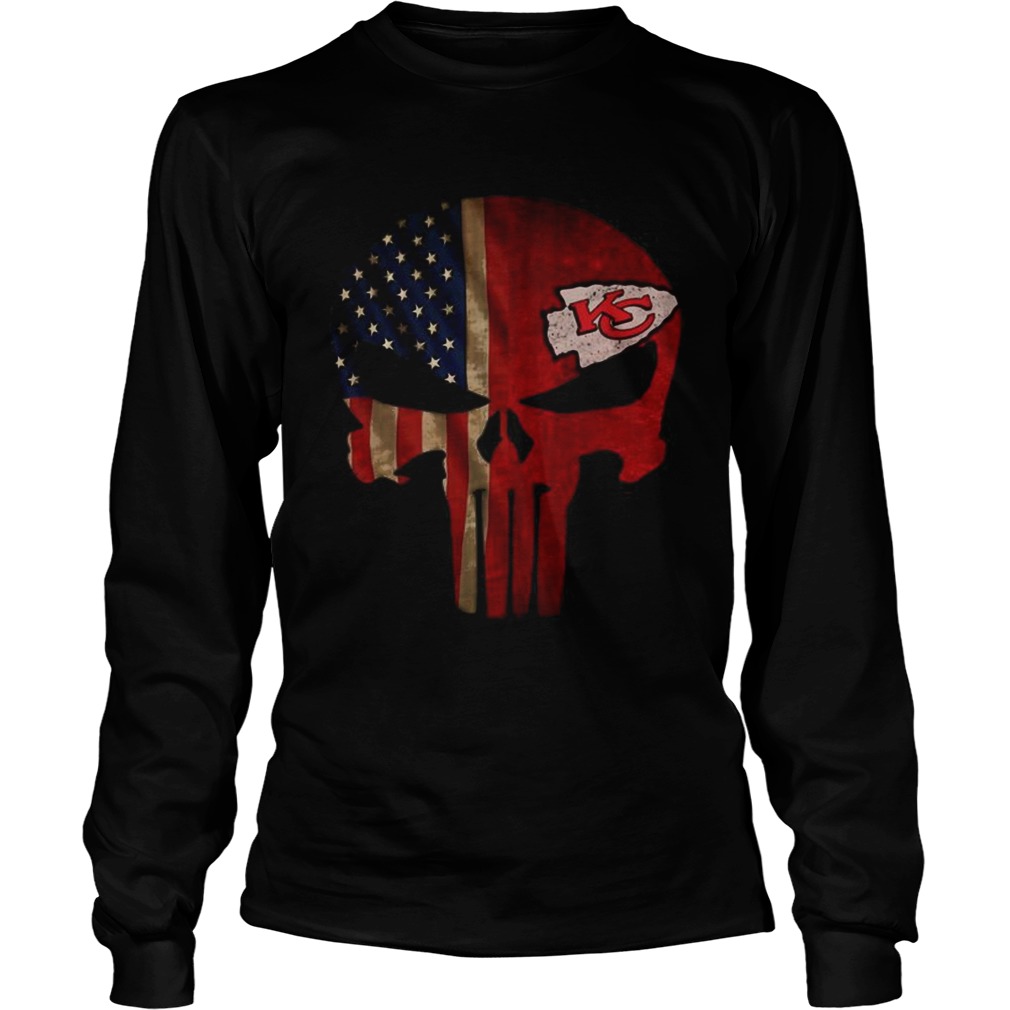 The Punisher Skull Flag Kansas City Chiefs Shirt