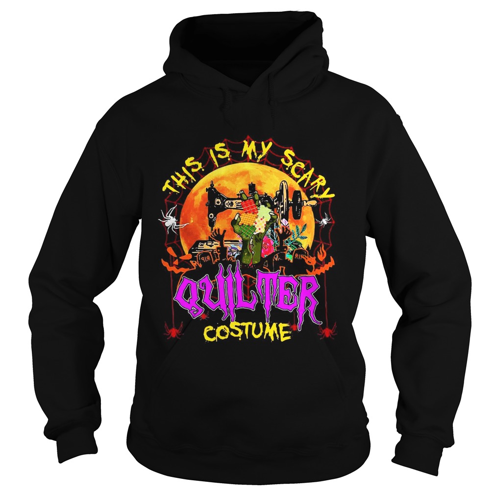 This is my scary quilter costume Halloween Hoodie