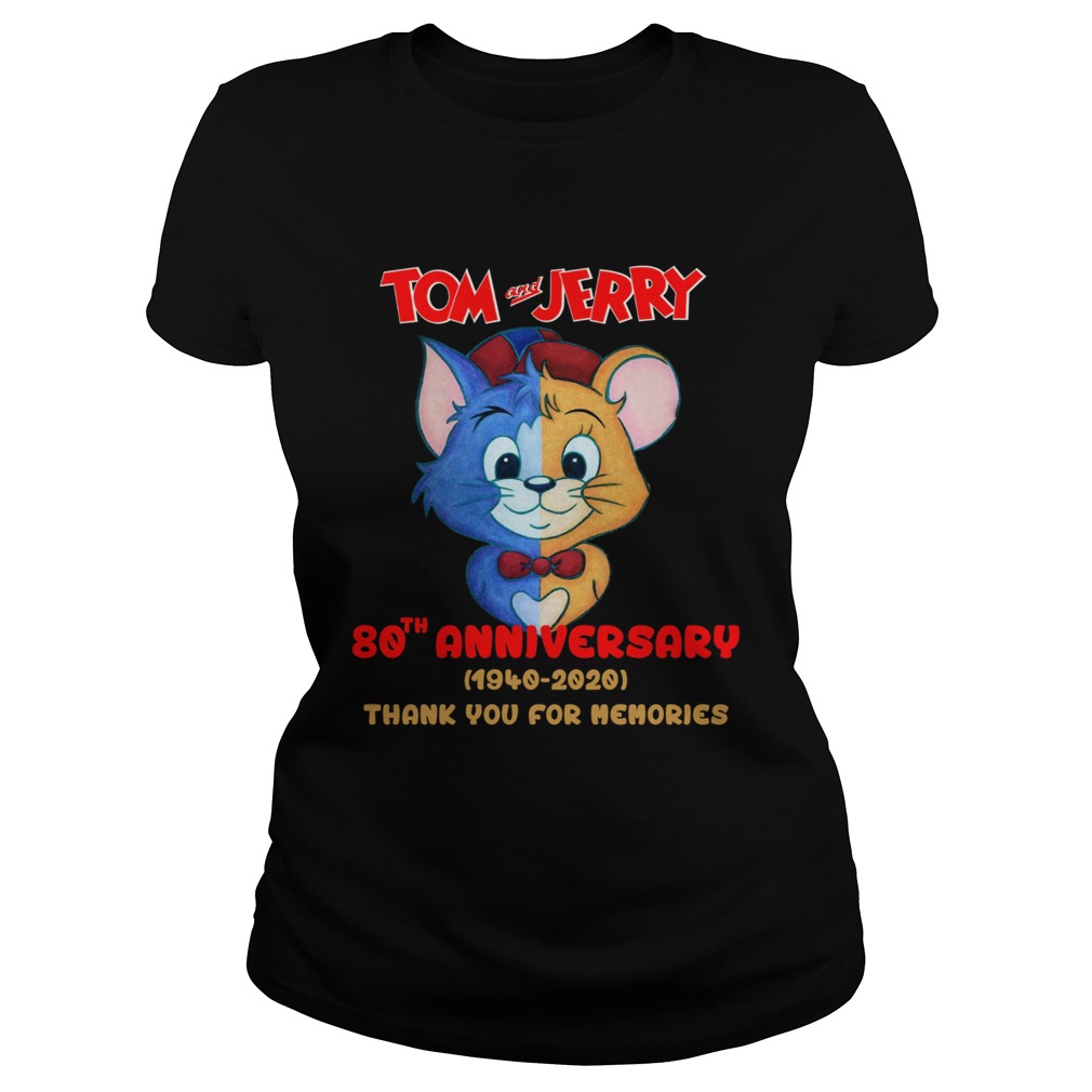 Tom and Jerry 80th anniversary 1940 2020 Classic Ladies