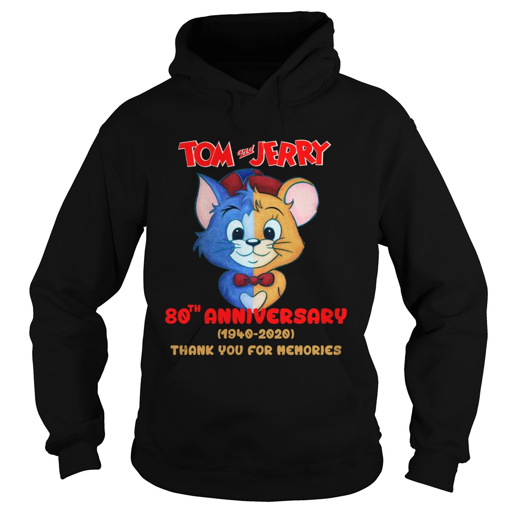 Tom and Jerry 80th anniversary 1940 2020 Hoodie