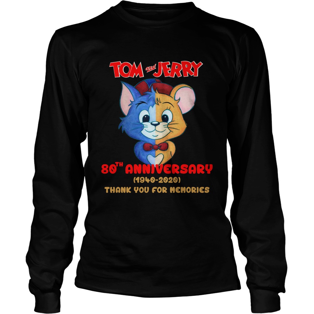 Tom and Jerry 80th anniversary 1940 2020 LongSleeve