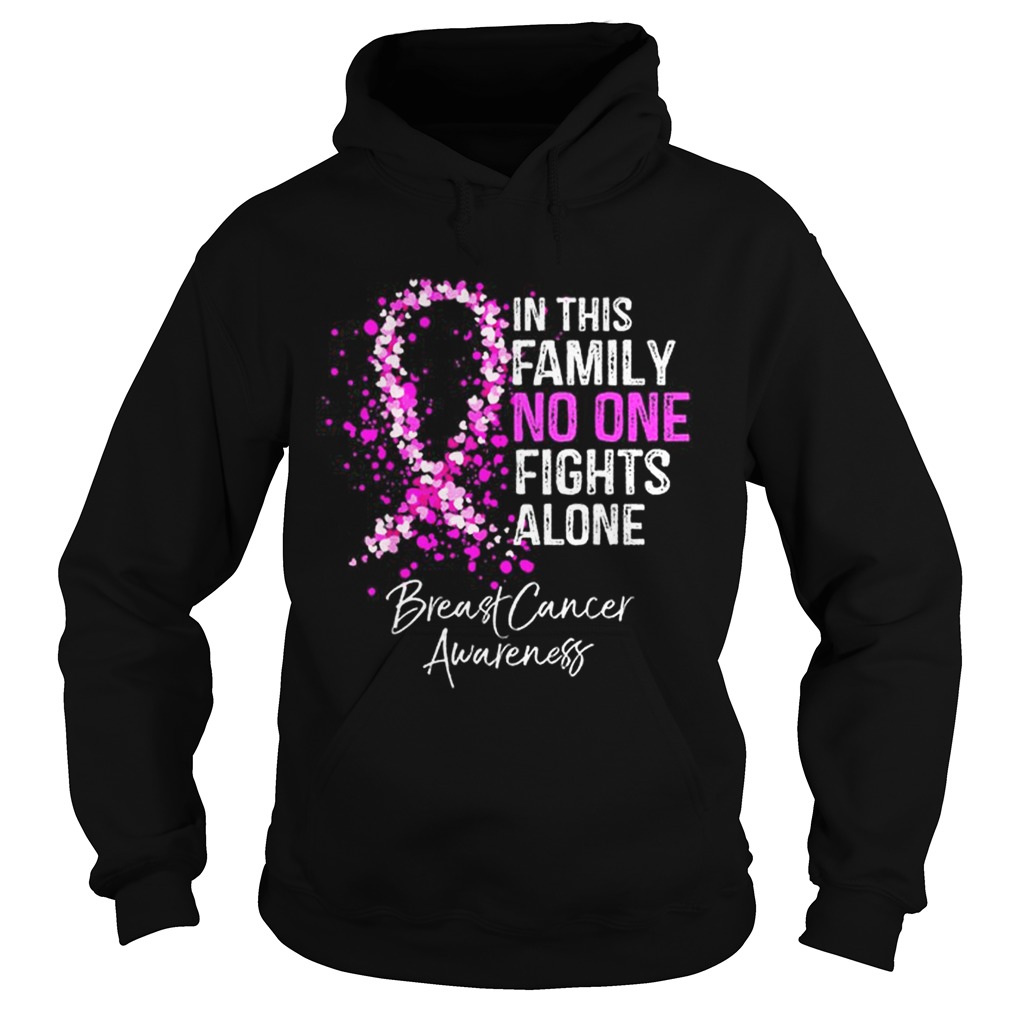 Top In This No One Fights Alone Breast Cancer Awareness Hoodie