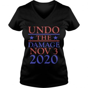 Undo the damage nov 3 2020 Ladies Vneck