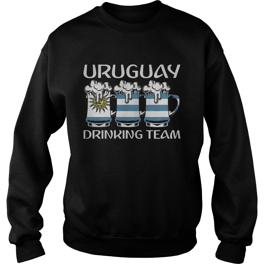 Uruguay Drinking Beer Team Shirt Sweatshirt