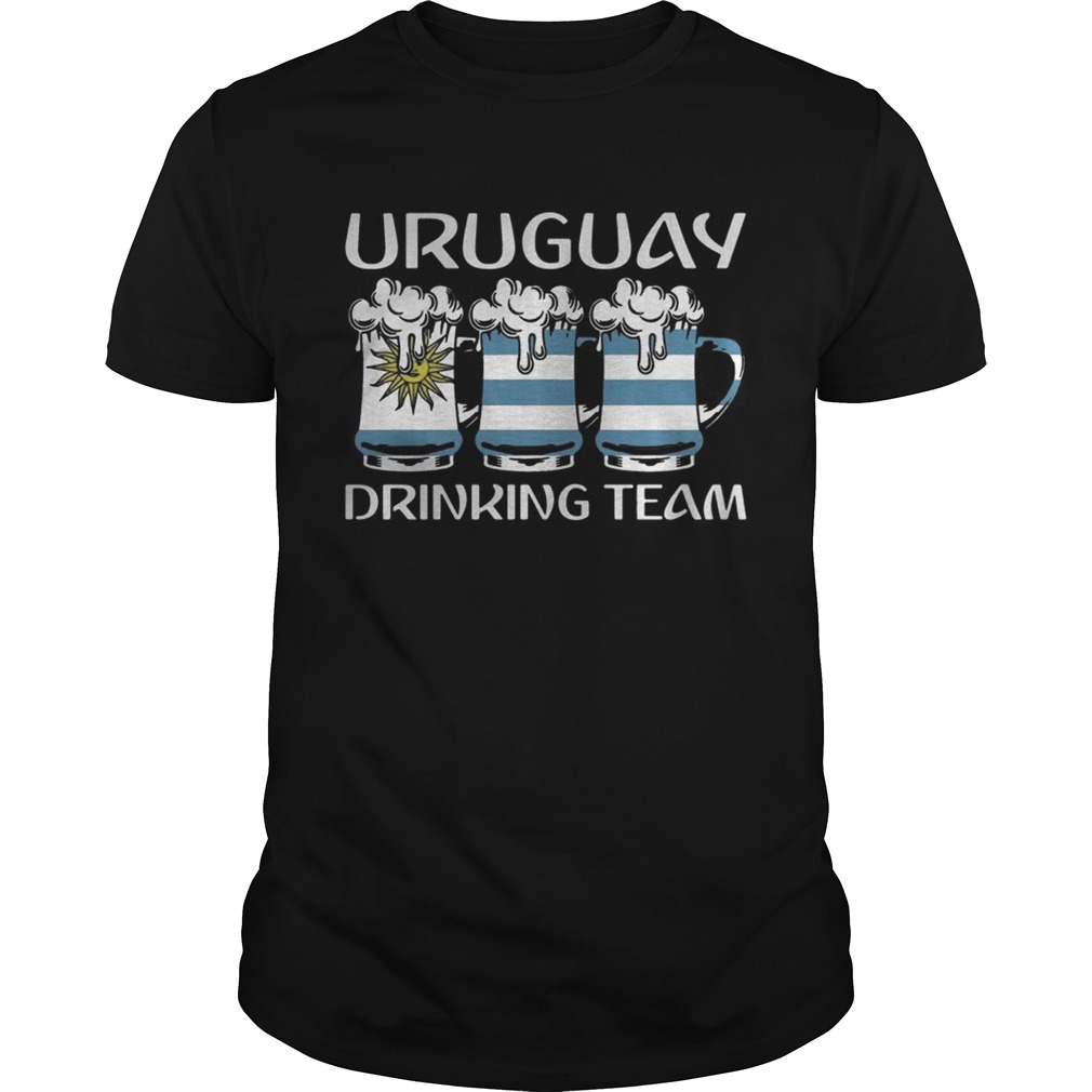 Uruguay Drinking Beer Team Shirt