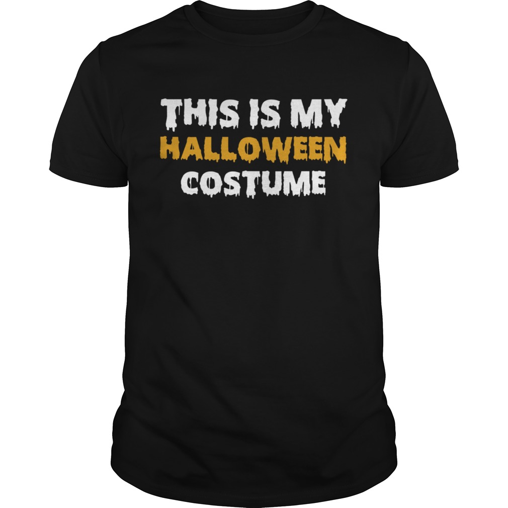 Vintage This Is My Halloween Costume TShirt
