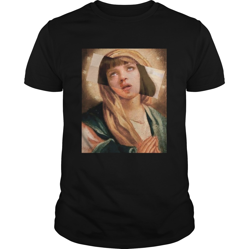 Virgin Mary mixed Pulp Fiction shirt
