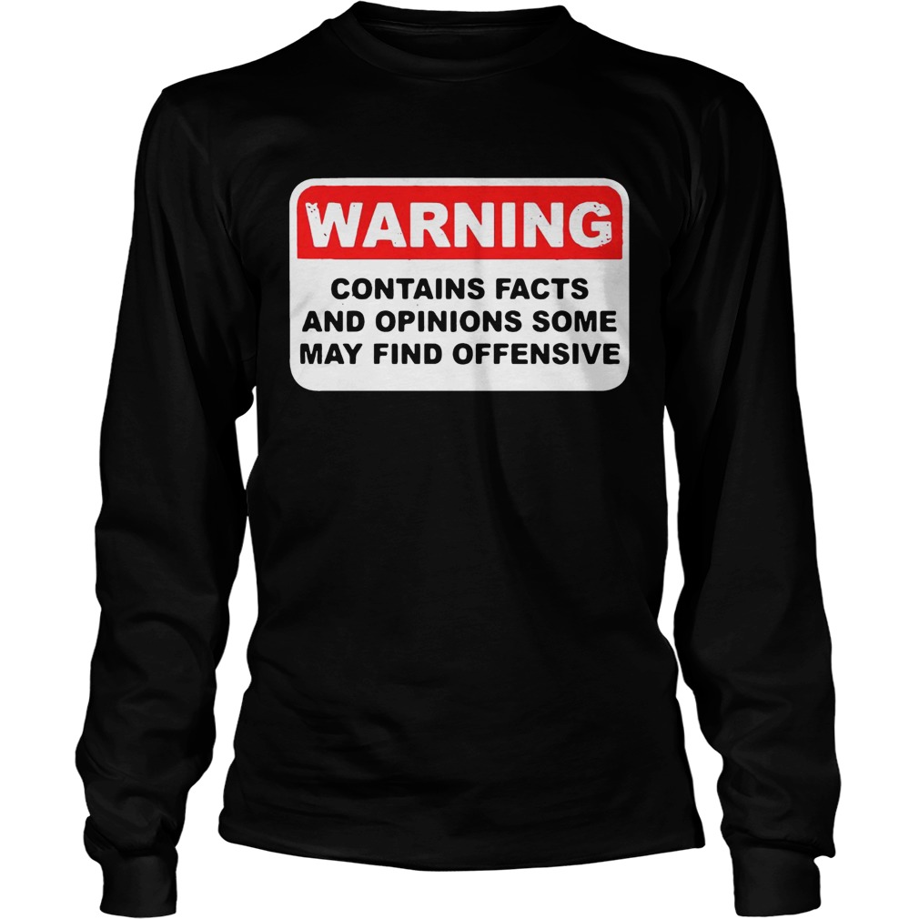 Warning contains facts and options some may find offensive LongSleeve