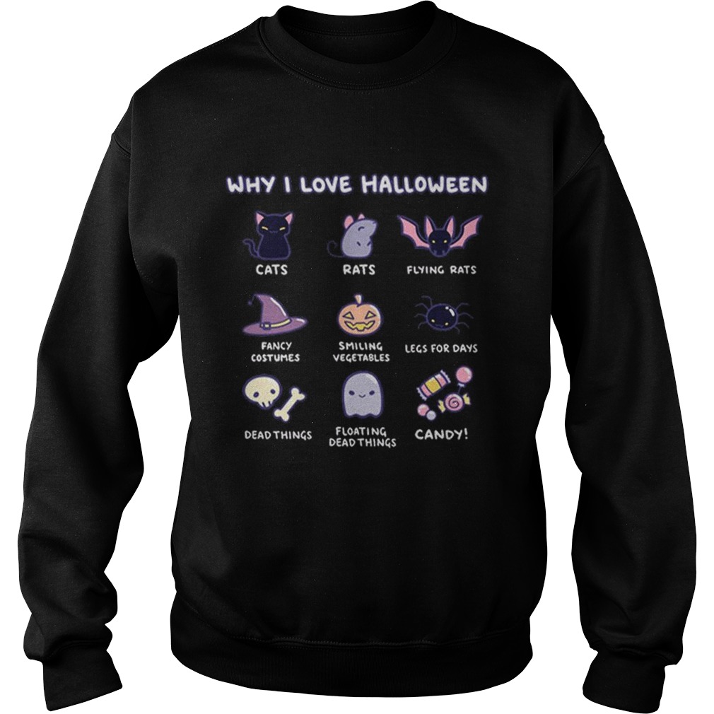 Why I Love Halloween Emoji Collection Sweatshirt