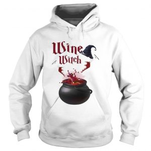 Wine Witch Halloween Hoodie