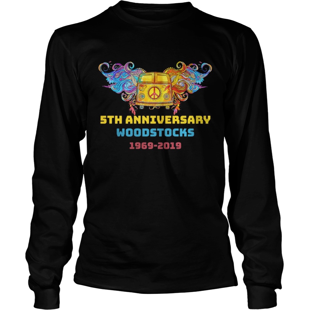 Woodstocks 50th Anniversary Peace Love TShirt LongSleeve