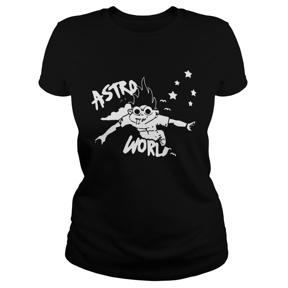 1568105330Travis scott astroworld look mom i can fly merch Classic Ladies