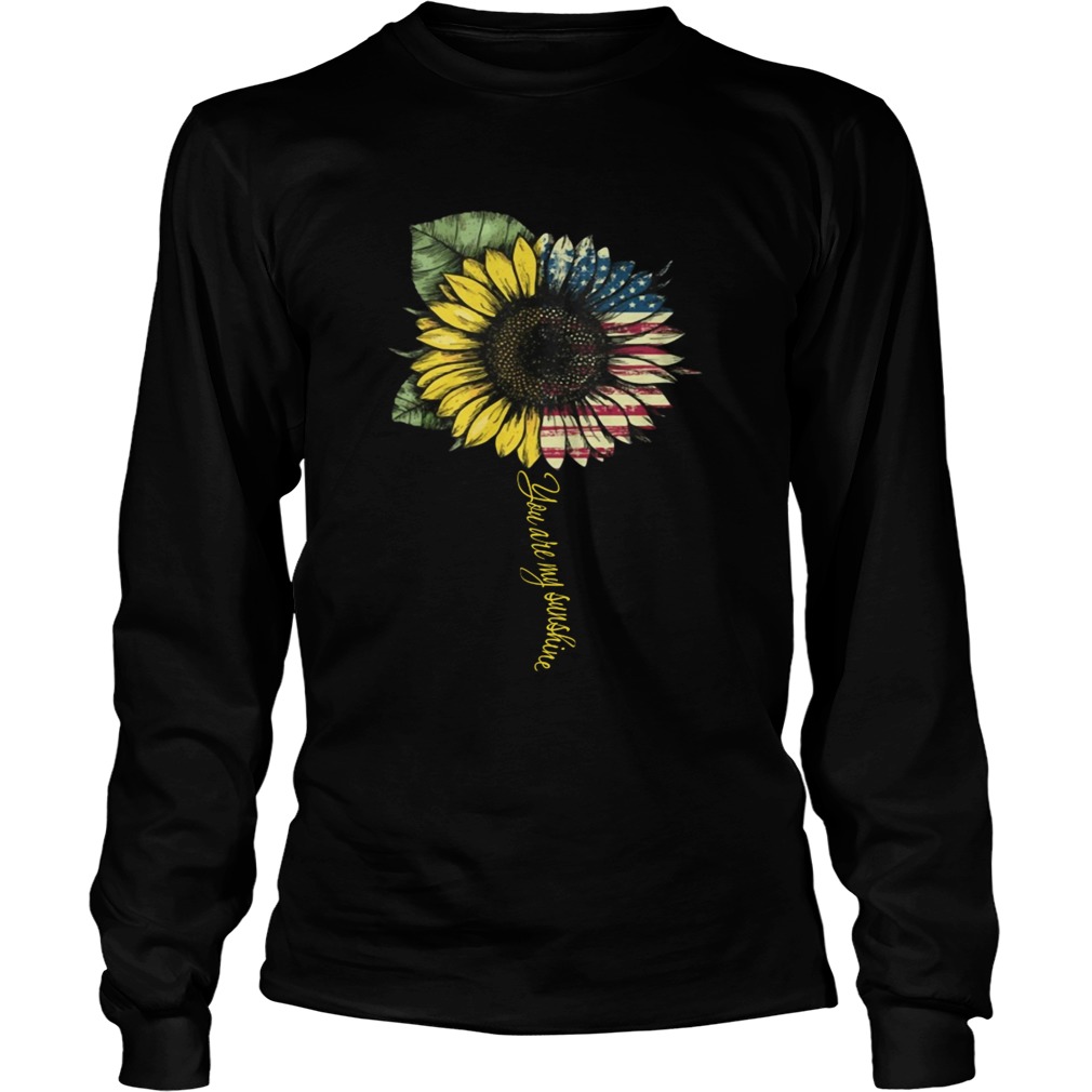 4th of July independence day sunflower you are my sunshine LongSleeve