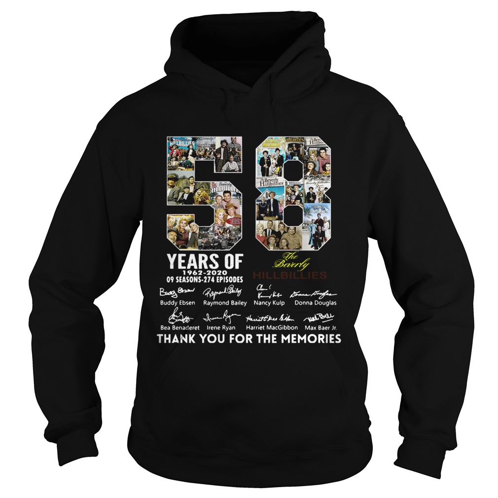 58 Years of The Beverly Hillbillies 1962 2020 thank you for the memories Hoodie