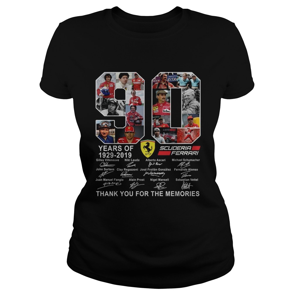 90 years of Scuderia Ferrari thank you for the memories Classic Ladies