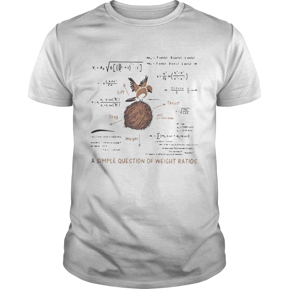 A simple question of weight ratios shirt