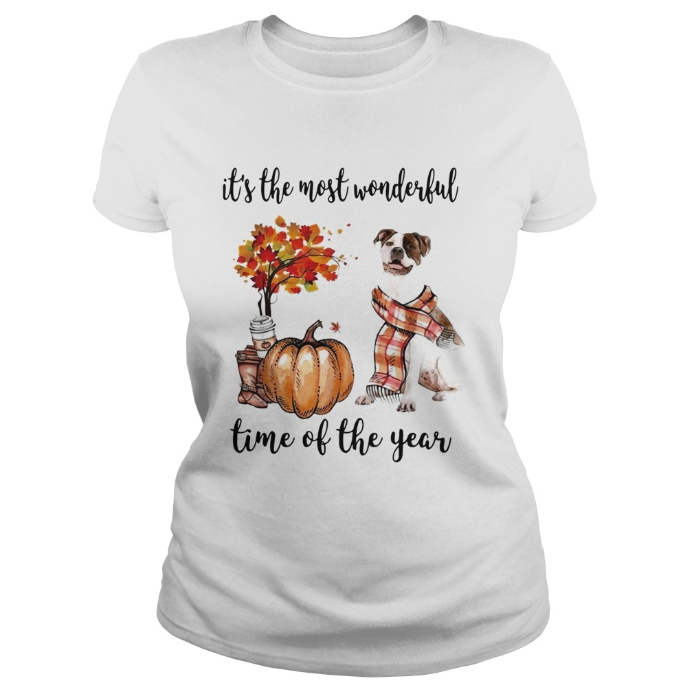 American Pit Bull Terrier its the most wonderful time of the year Classic Ladies