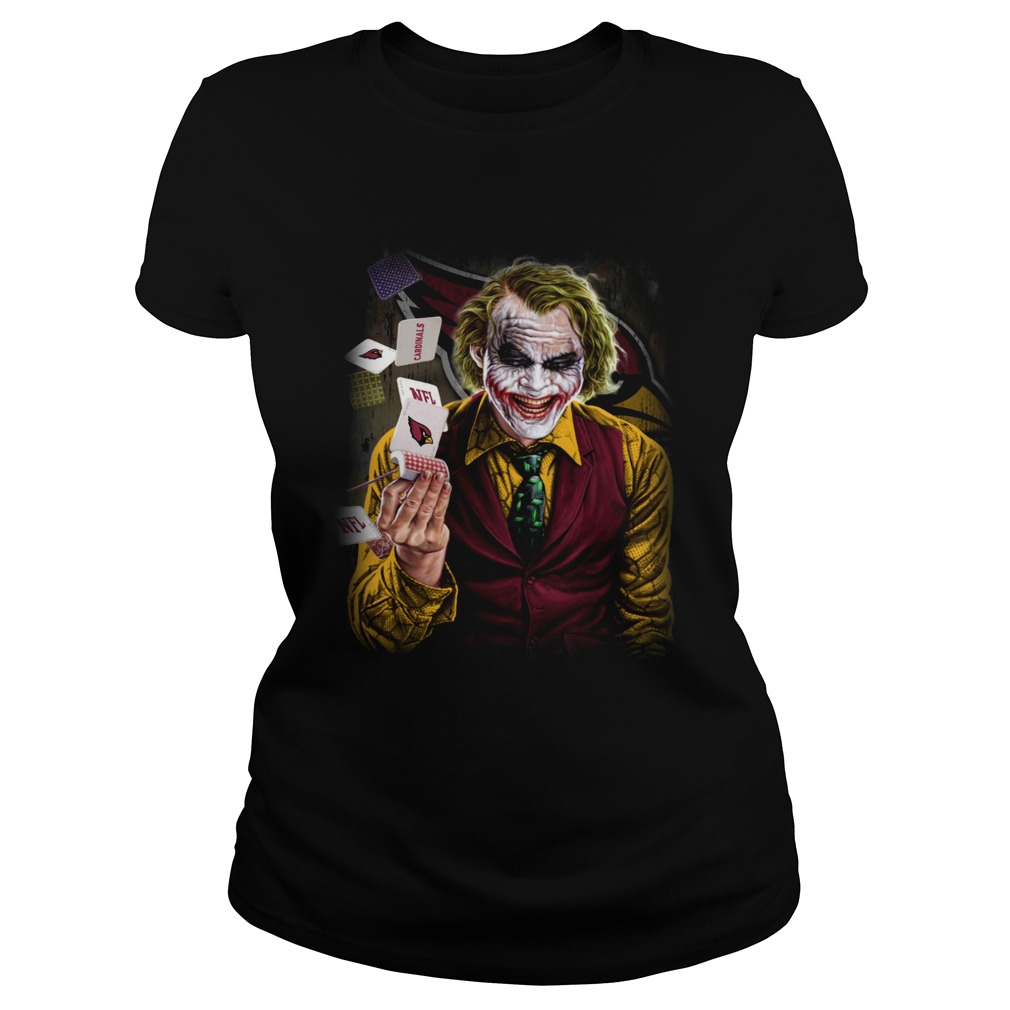 Arizona Cardinals Joker Poker Shirt Classic Ladies