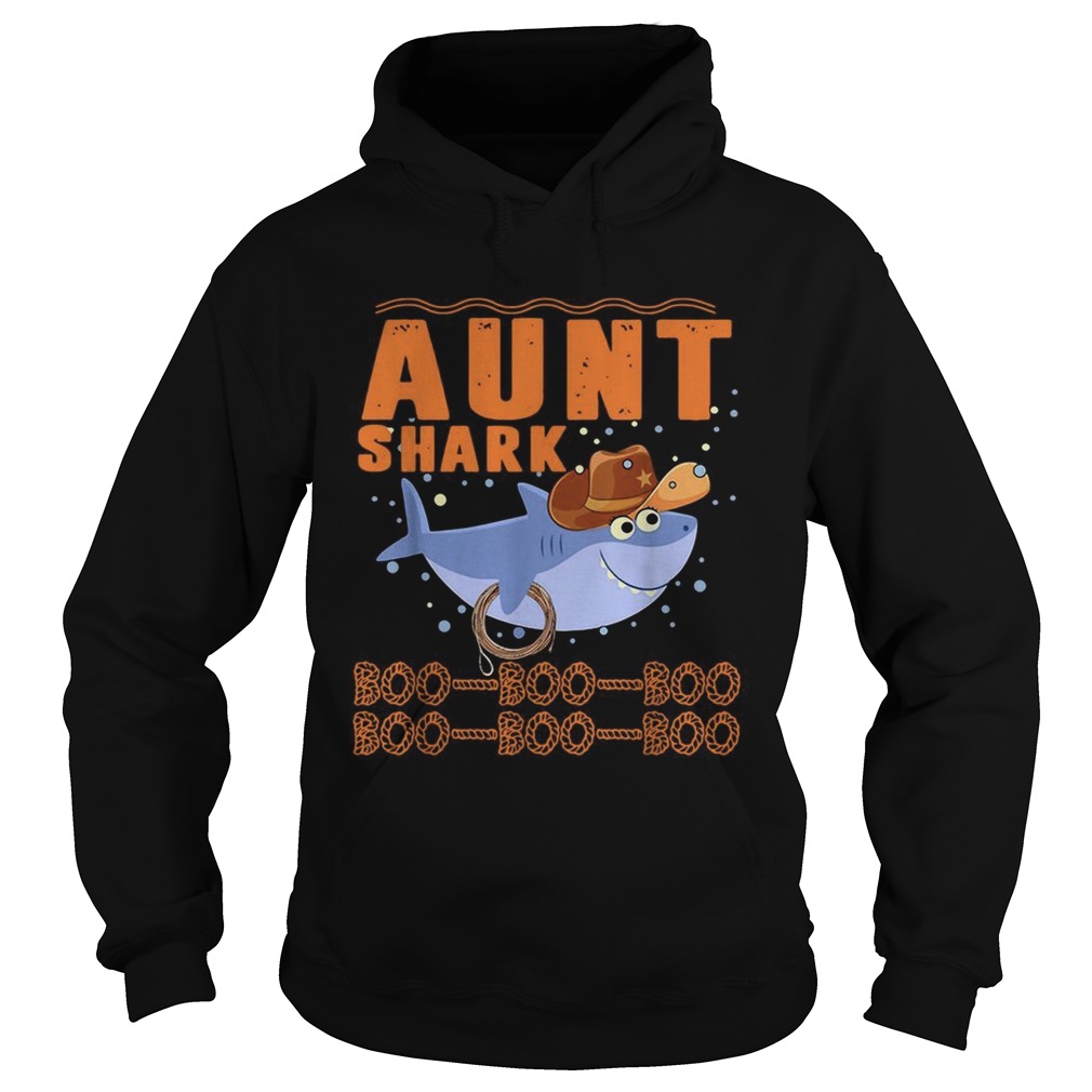 Aunt shark boo boo boo boo boo boo Hoodie