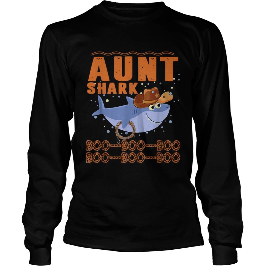 Aunt shark boo boo boo boo boo boo LongSleeve