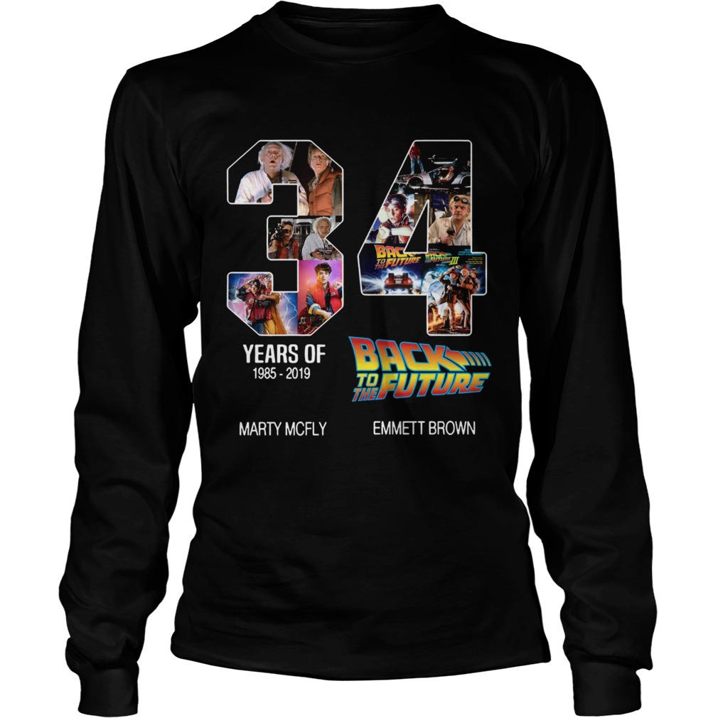 Back to the Future 34 Anniversary LongSleeve