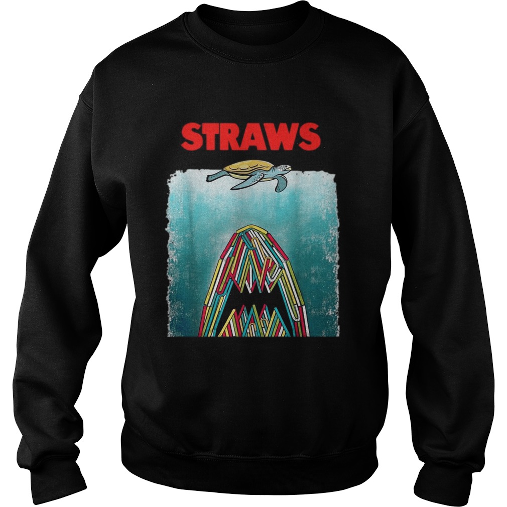 Ban Plastics Straws Sweatshirt