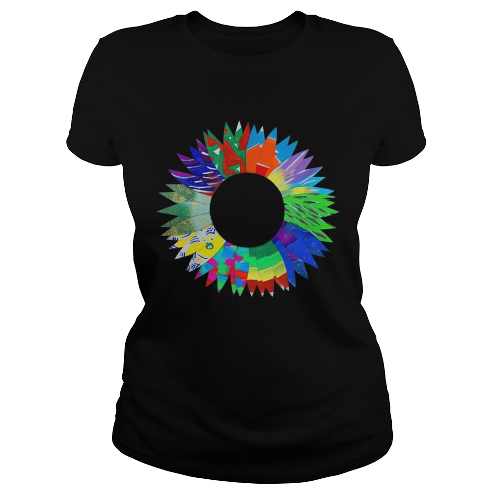 Beach Flower Youll Be the Talk of the Town T Shirt Classic Ladies