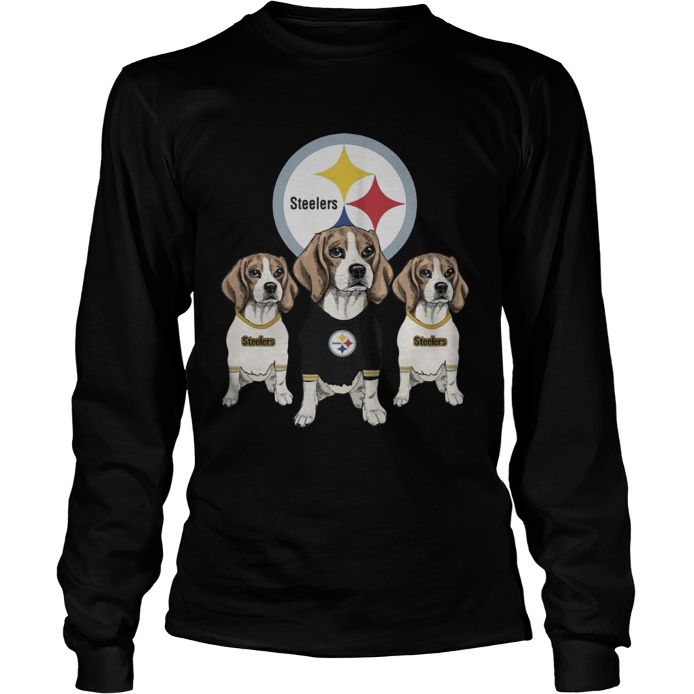 Beagle Pittsburgh Steelers Shirt LongSleeve