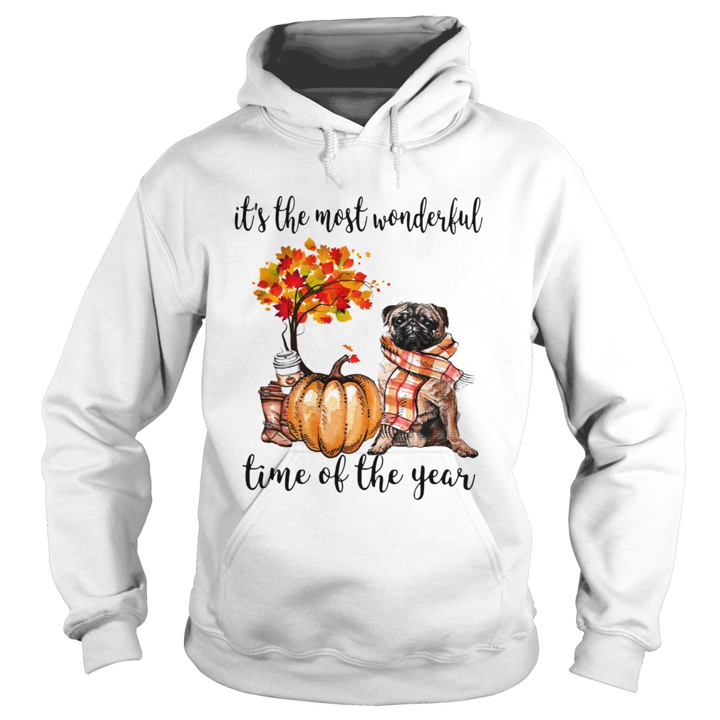 Bulldog pumpkin Its the most wonderful time of the year Hoodie