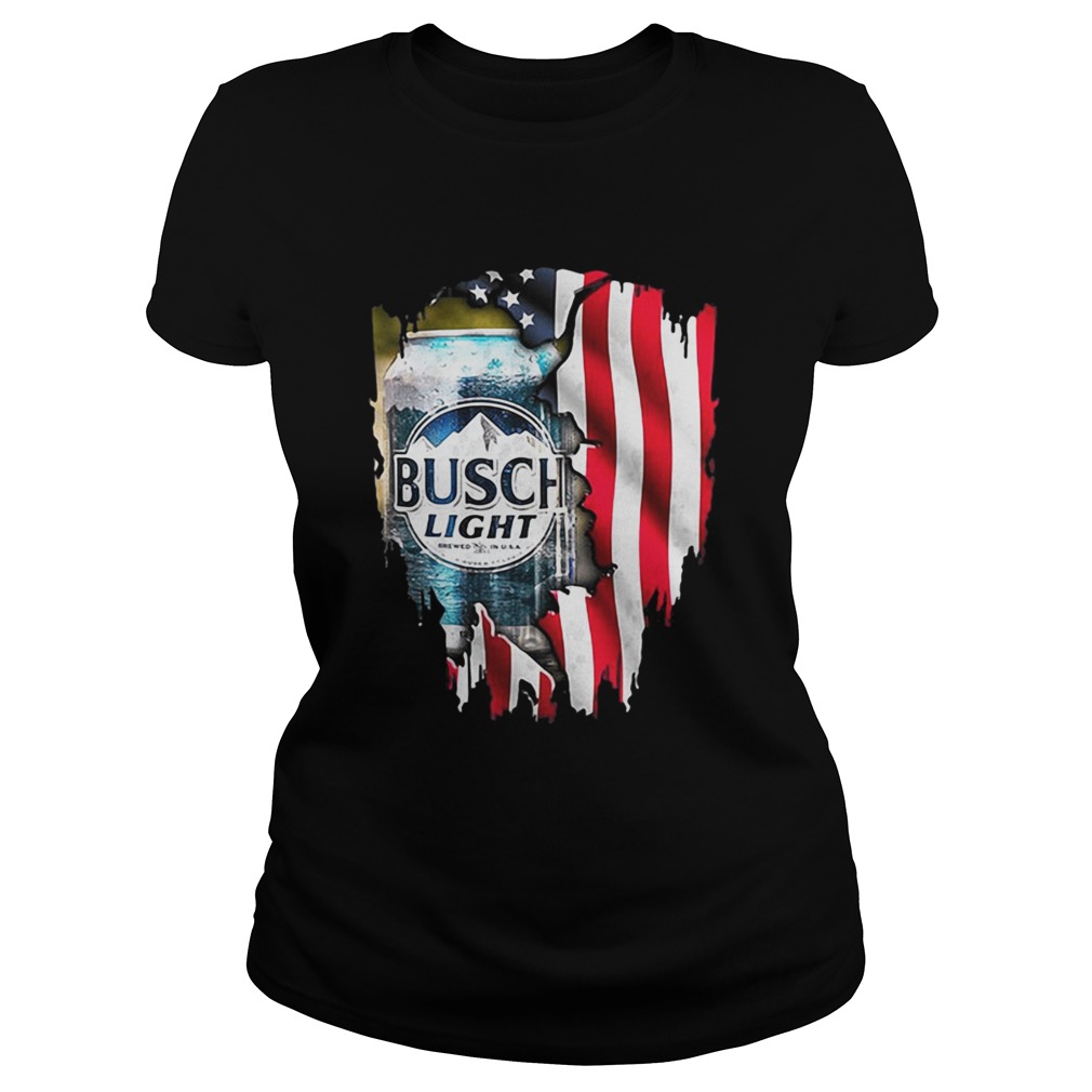 Busch Light beer American flag Classic Ladies