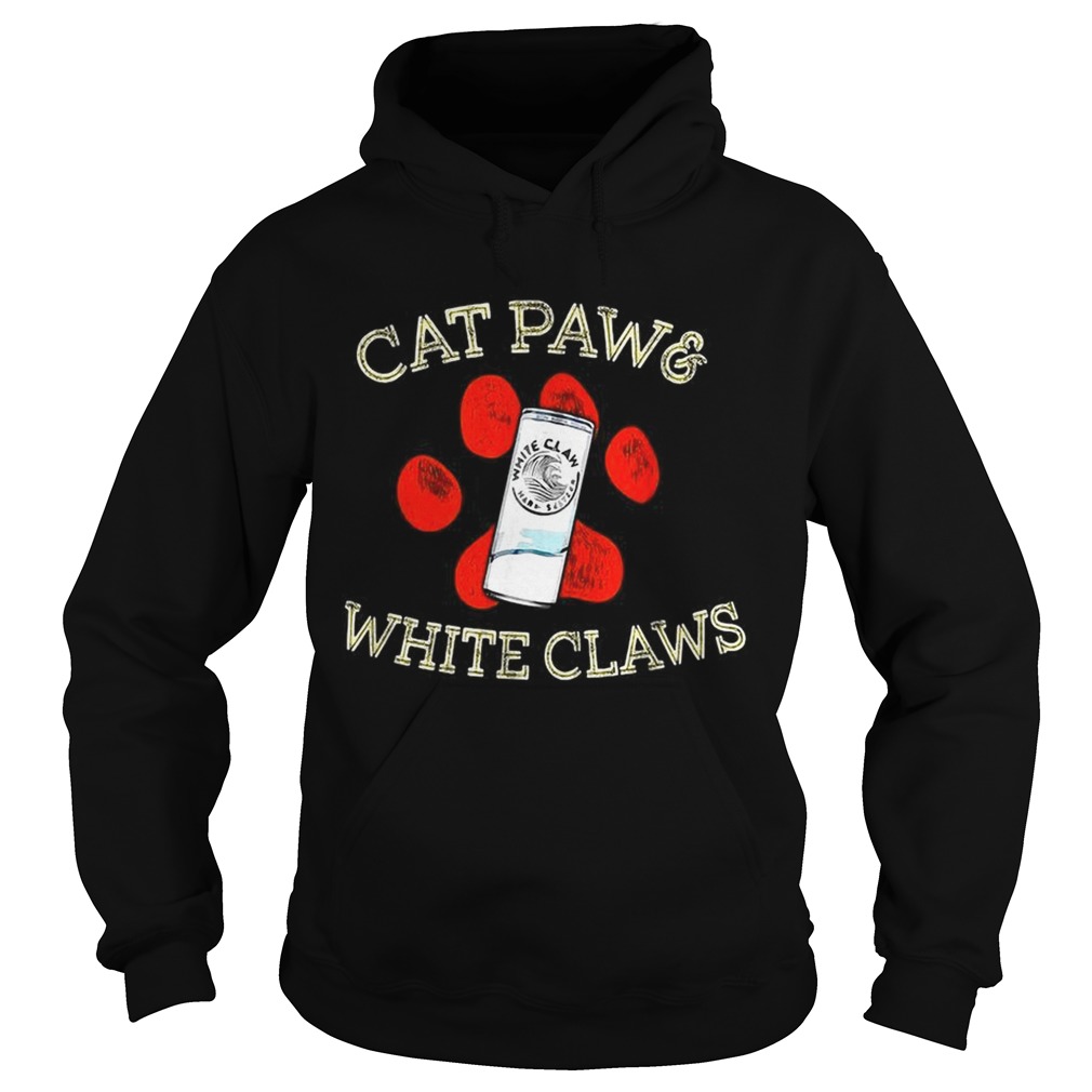 Cat paws and White Claws Hoodie