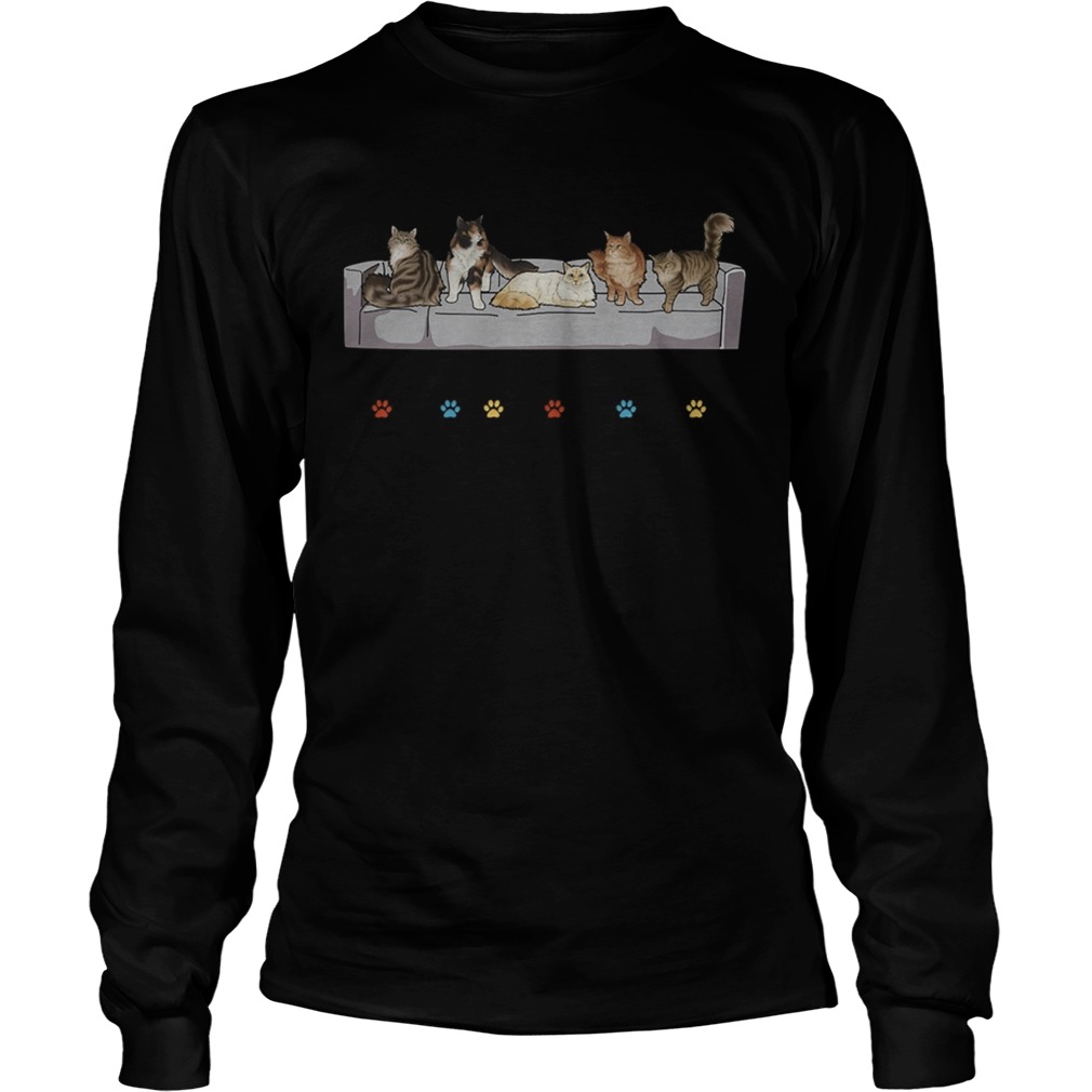 Cats Friends Awesome TShirt LongSleeve