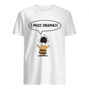Charlie Brown I miss Obama  Classic Men's T-shirt