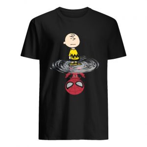 Charlie Brown and Spider-man  Classic Men's T-shirt